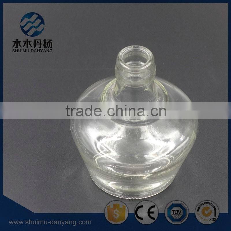 Unique 150ml clear glass wine bottle liquor bottle
