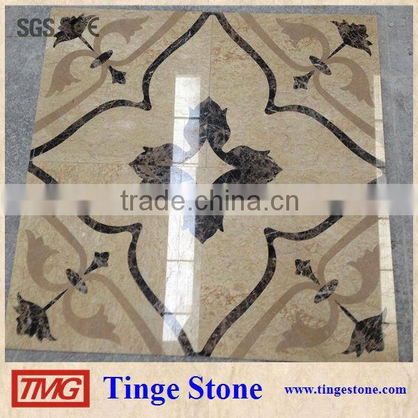 Creative competitive water jet marble medallion, marble floor medallions patterns
