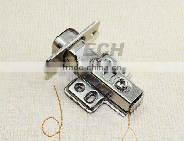 high quality Iron hydraulic half overlay kitchen corner cabinet hinges