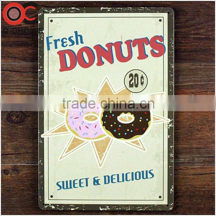 Hot dog metal signs