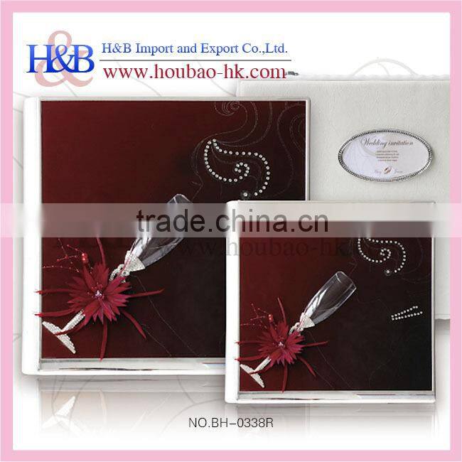 H&B NEW DESIGN 12*12 acrylic cover wedding album layout