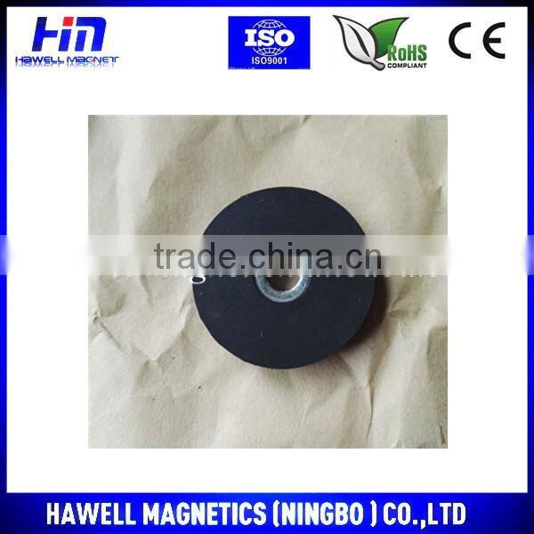 High quality rubber coated rare earth pot magnets