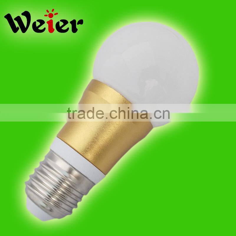 Golden Body Led Bulb 3W