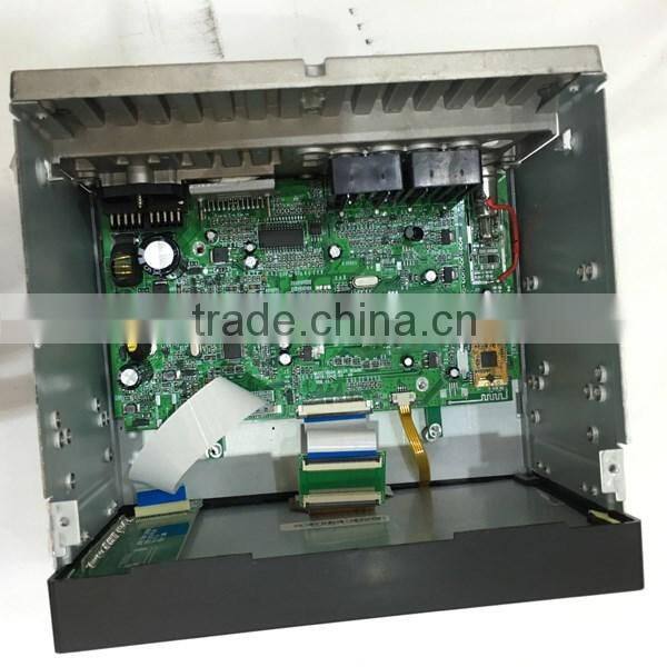 universal double din 7inch touch screen car digital mp3 mp4 mp5 dvd player with video out bluetooth fm radio receiver