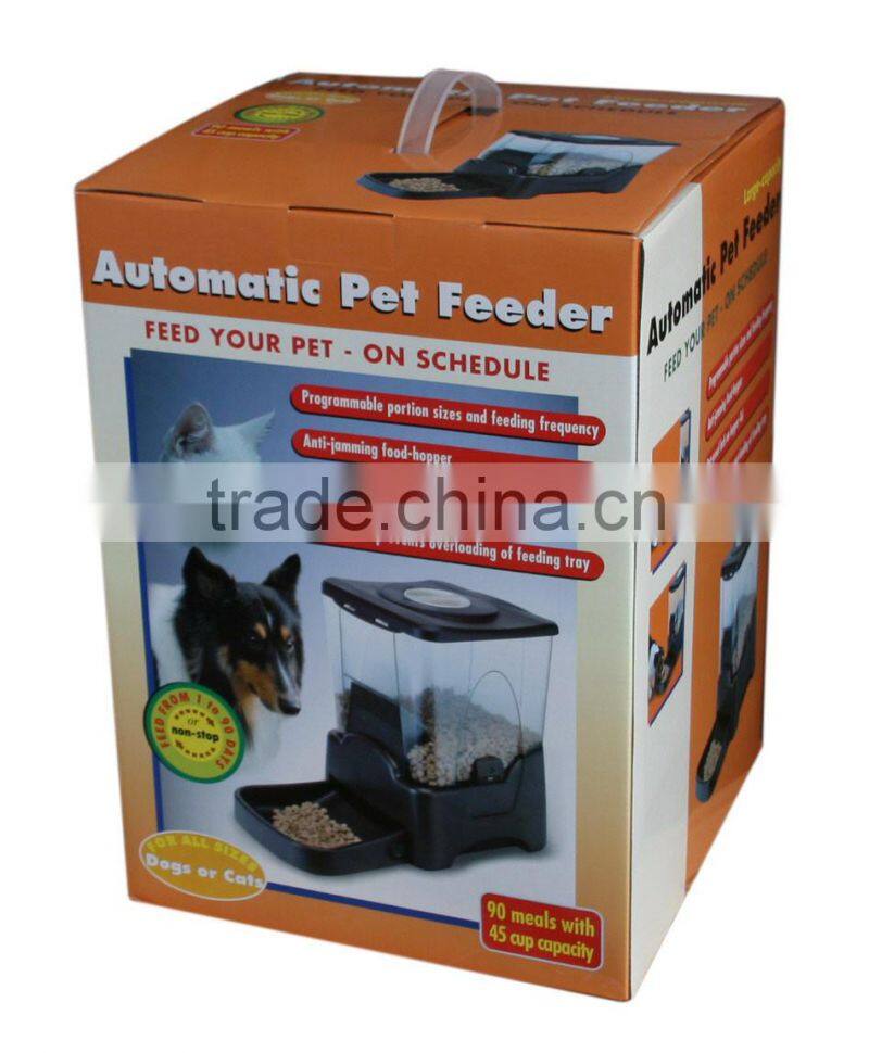 Reliable Dog Automatic Food Dispenser LCD Digital Programmable Timer Pet Feeder With A Large Capacity Hopper PF-10A