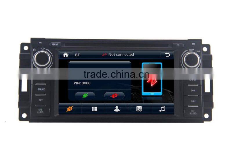 6 inch double din car stereo For JEEP chrysler dodge commander caliber cherokee