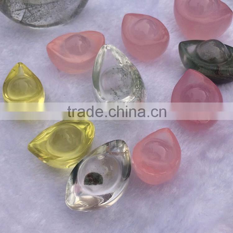 Natural Crystal Stones Chinese National Features Ingot Crystal Carvings For Sale