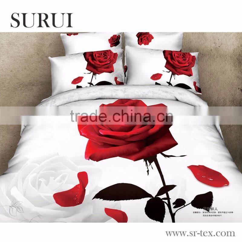 Cheap price 3d cotton printing bedding sets fabrics