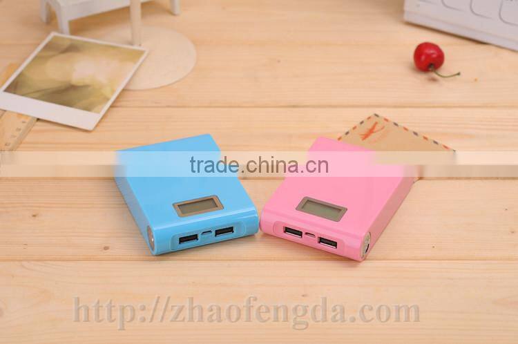 High Capacity 12,000 mA slim portable power bank charger