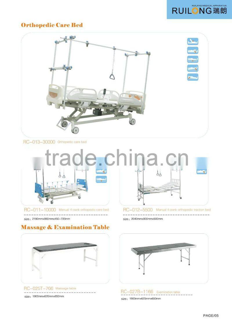 economical and practical abs multifunction bed care beds with 4 panels for orthopedic