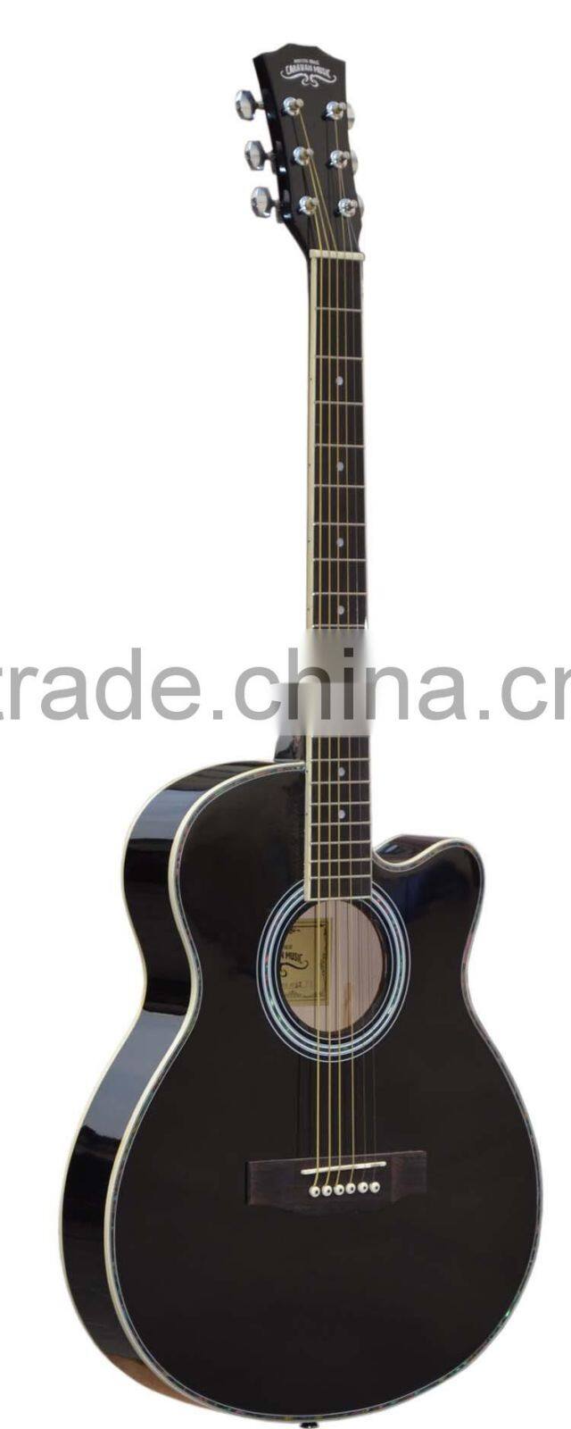 40inch beginner thin body electric acoutic guitar