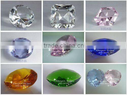 Stylish crystal diamond machine cut diamond, wedding gifts
