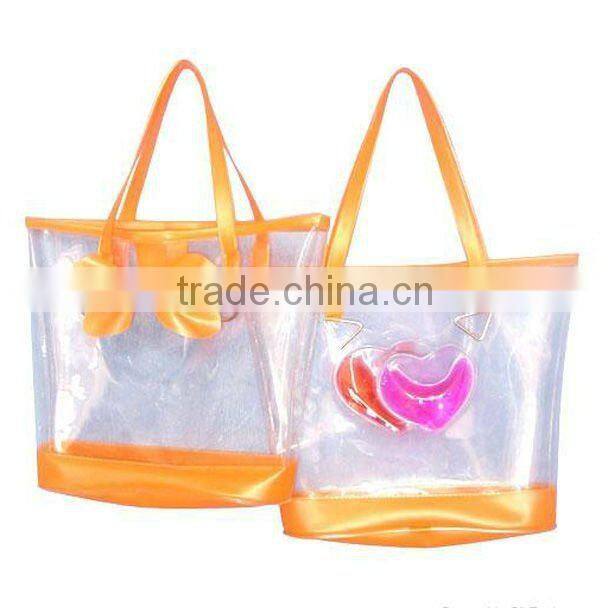 pvc vinyl tote bag/ promotional pvc tote bag