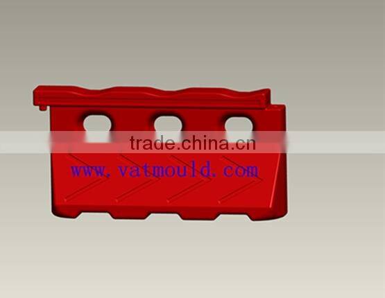 high strength road barrier blowing mould