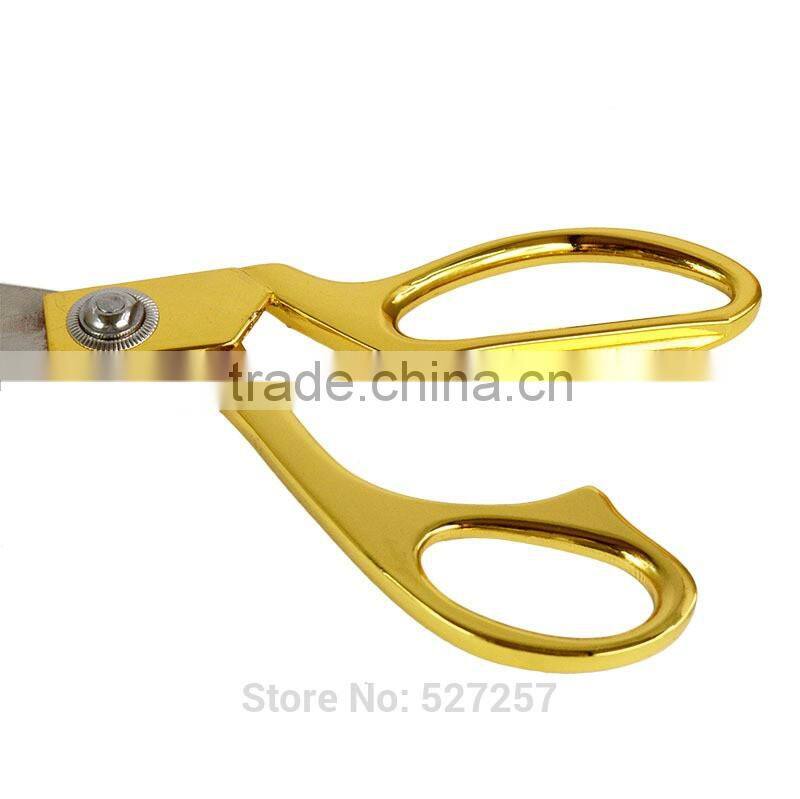 10.5'' Gold Cutter Dressmaking Tailor Shear Scissor Leather Craft Fabric Tool