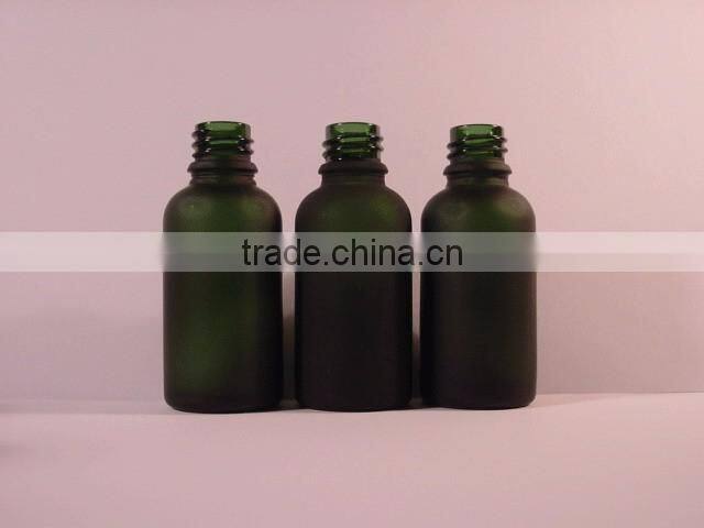 30ml amber glass boston shape Essential oil bottles with explosion-proof bottle caps