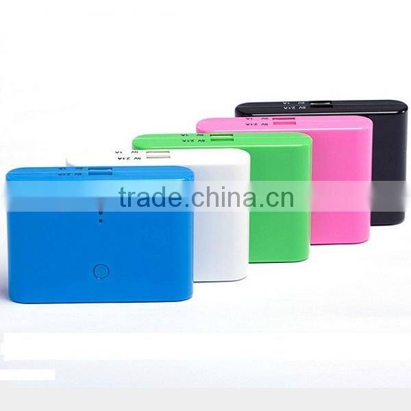 12000mAh mobile power bank, dual USB port mobile power bank for iphone power supply