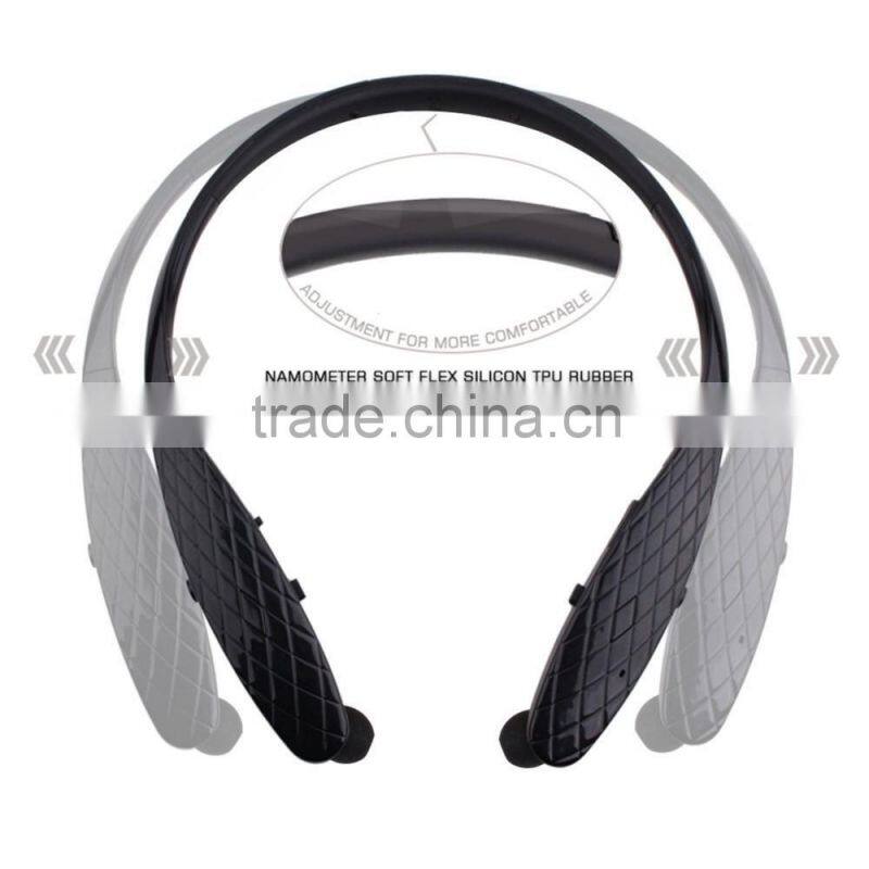 Headset with Mic Stereo Neckband Hand-free Wireless Sports Earphone
