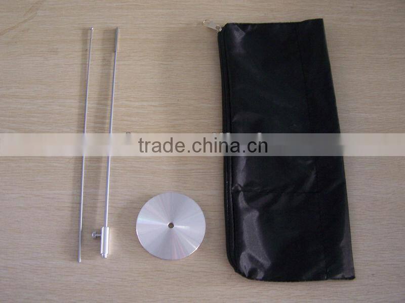 Banner and Feather Flags with Flagpole