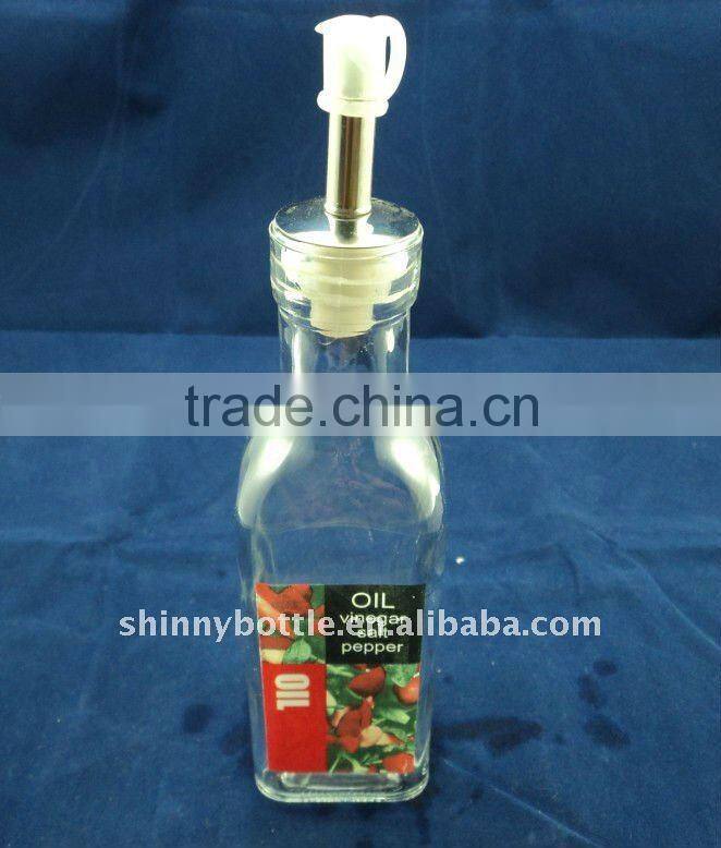 oil glass flasks, glass bottles, kitchen glass ware