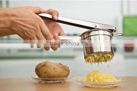 2016 New Product Wholesale High Quality Kitchen potato Factory / Promotional Safety Food Grade Potato Stainless Steel Masher