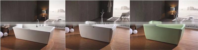 High quality white hot sale simple acrylic bathtub