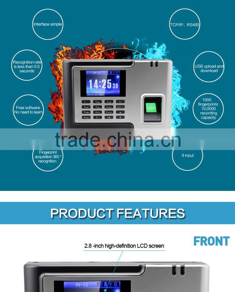 OC025 Electronic Time Clock Type Time Attendance Device