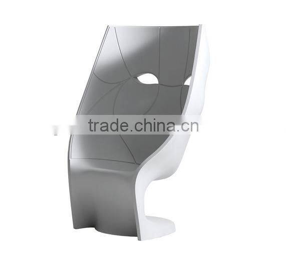 Outdoor White Fiberglass Deasign Nemo Chair