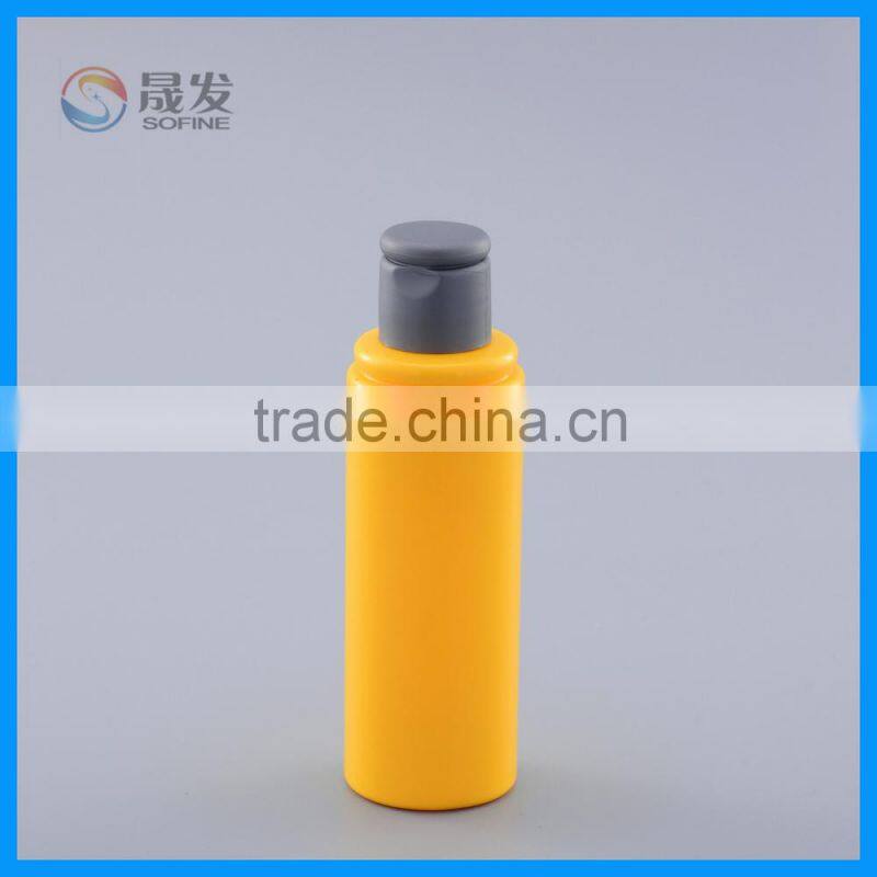Round pet lotion bottle