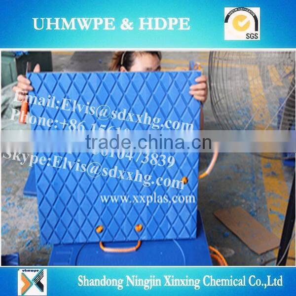 crane outrigger pads/anti-uv crane outrigger pad/Cribbing pad