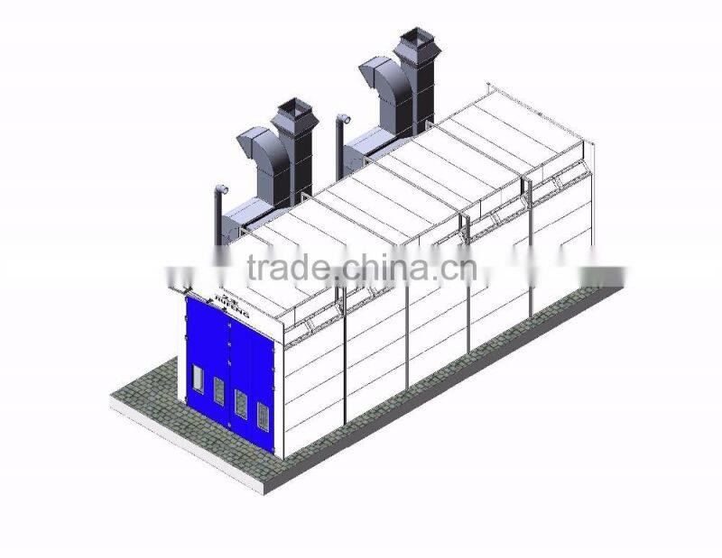 JF used automotive machine spray booth / paint booth fan / painting room baking oven ( CE certification 2 years warranty time)