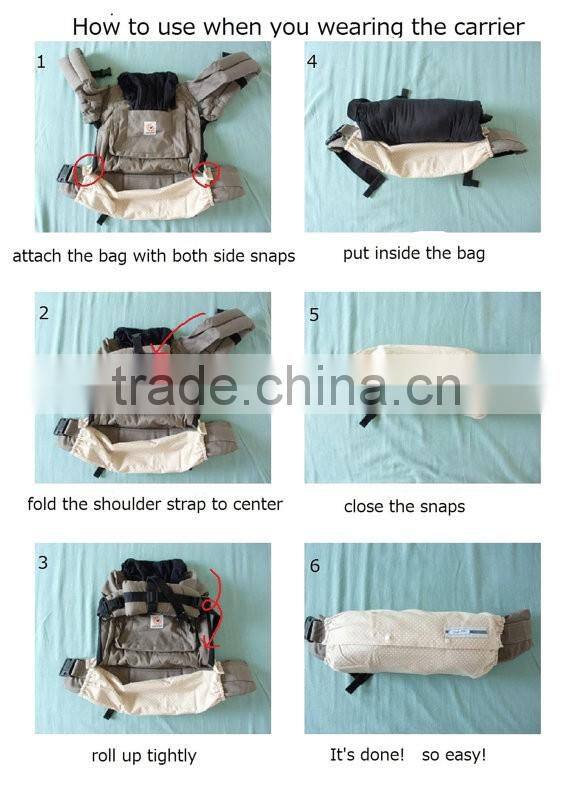 Big Red Dot Print Baby Sling Storage Cover