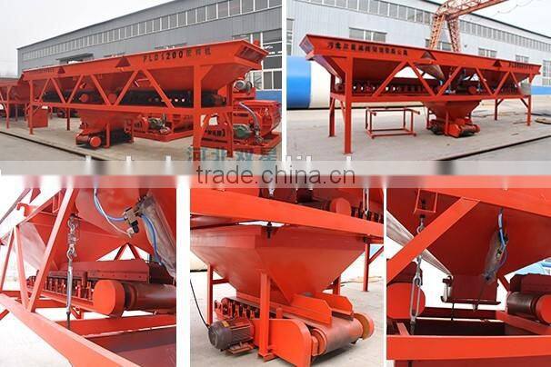 Manufacturing Supply 4 bins aggragate batcher for concrete batching plant