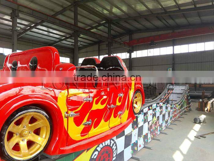 Amusement Park Equipment Double Wave Mini Flying Car For Sale Kiddy Rides