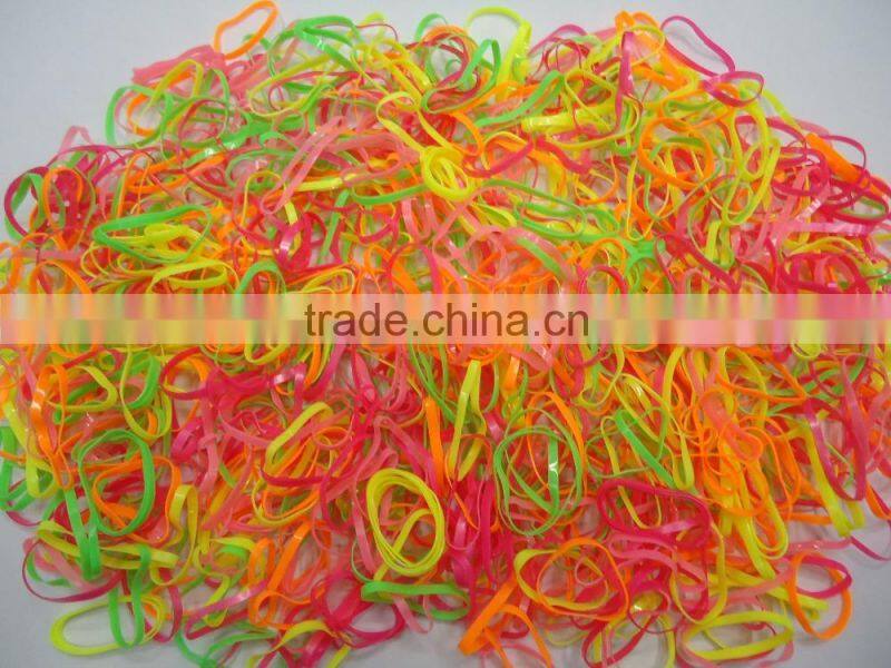 High Quality Cheap Price Colored Baby Hair Rubber Band