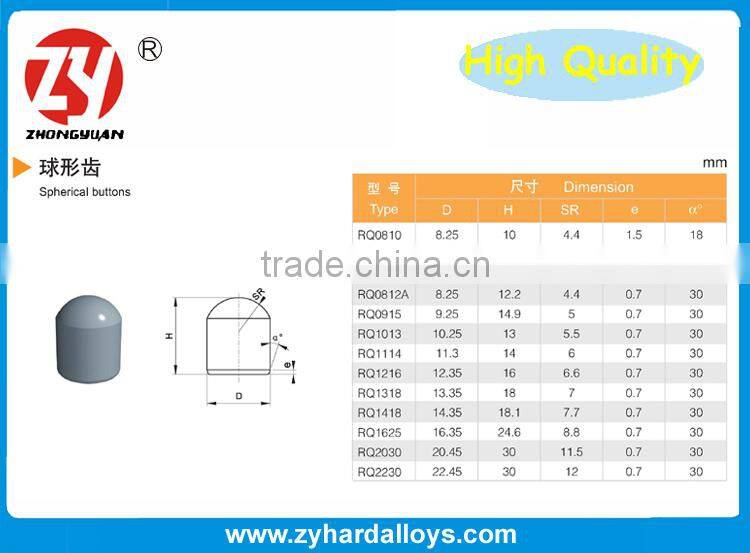 YG15 YG11C sintered k034 tungsten carbide bits