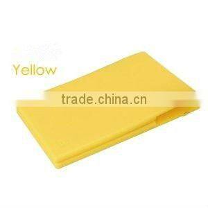 whole sell fashion silicone name card holder