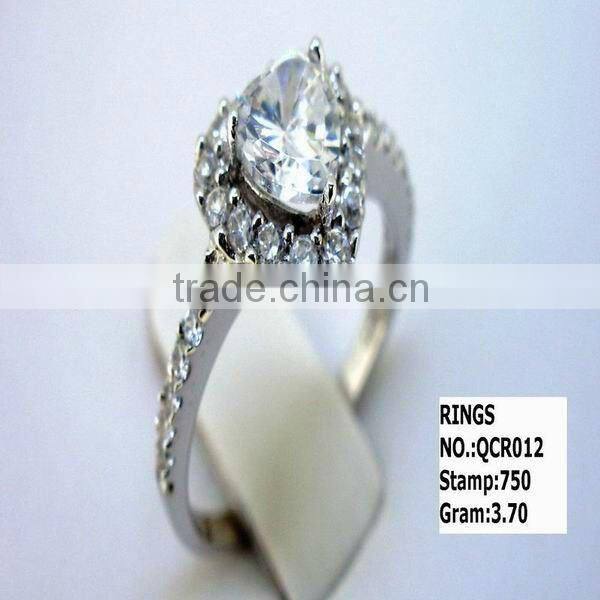 2013 elegant style 925 sterling silver ring with cheap price QCR010