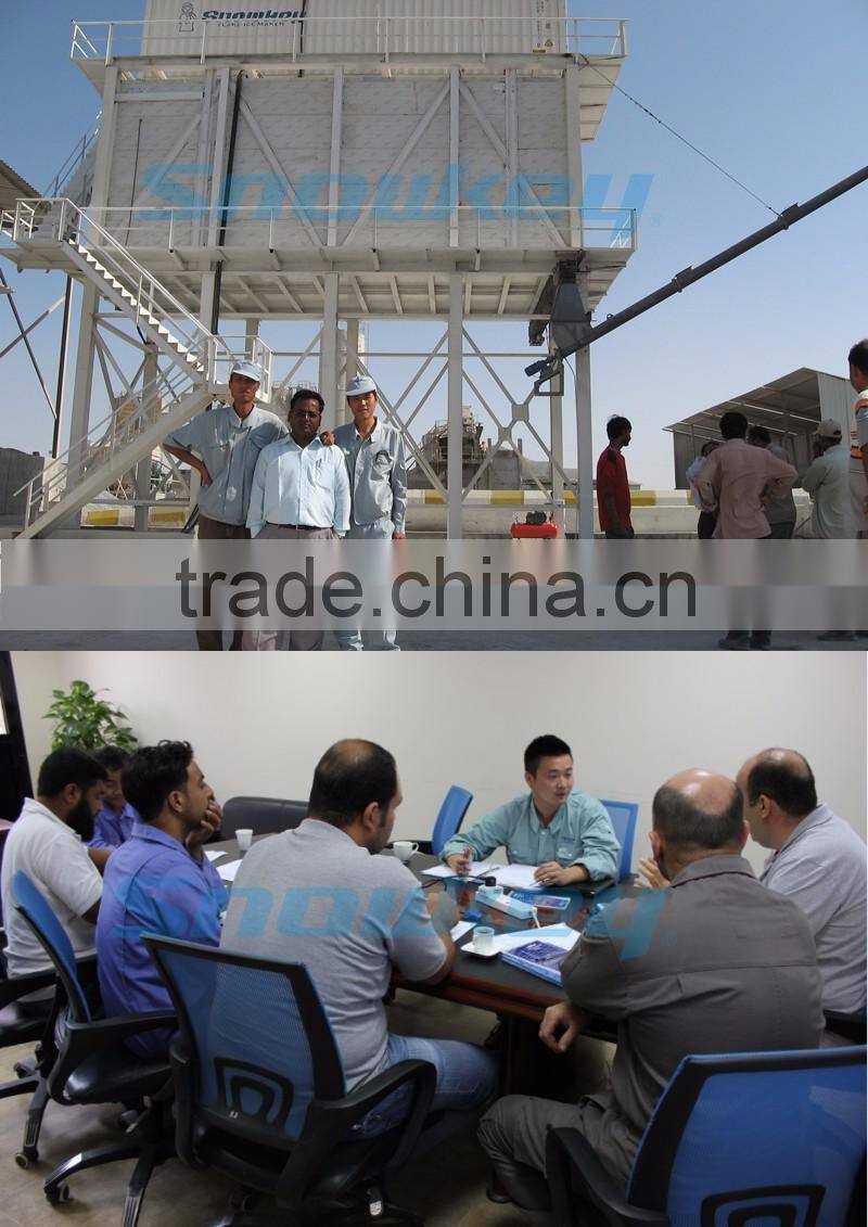 Newest design fresh water on land type 4000 kgs per day flake ice machine with air cooling condenser