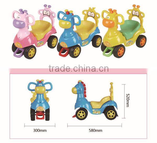 Good quality children toys 4 wheels plastic ride on car for kids