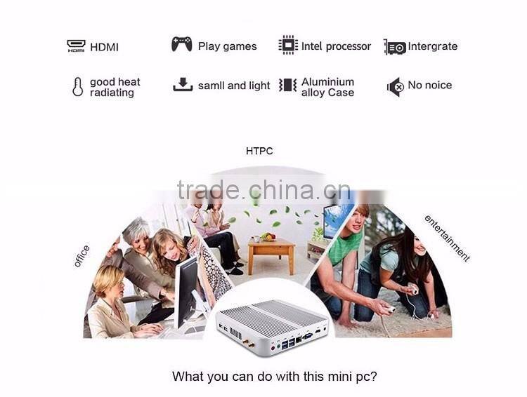 Partaker B1 Business Fanless VGA Intel Core i5 4200u Mini Desktop PC 12V