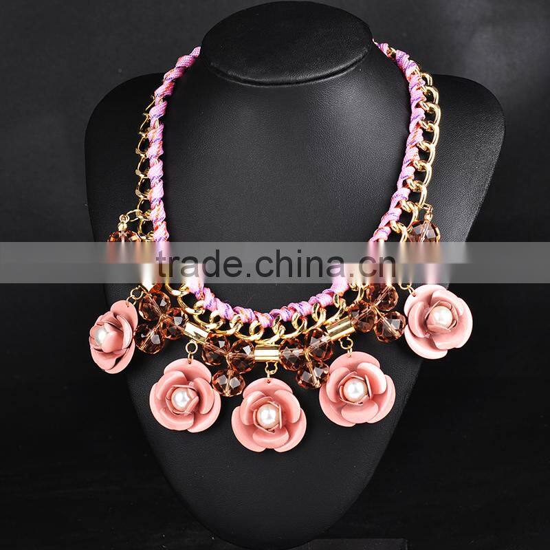 Alloy fashion necklace 2015 branded jewelry