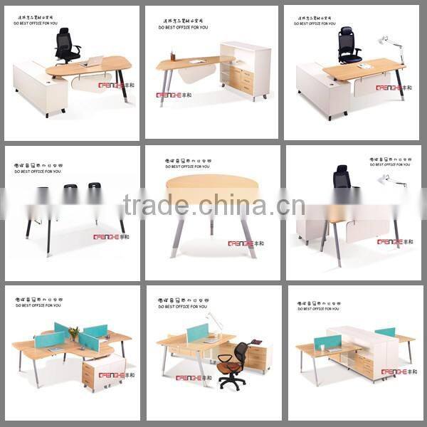 Simple and elegant wooden office executive desk models