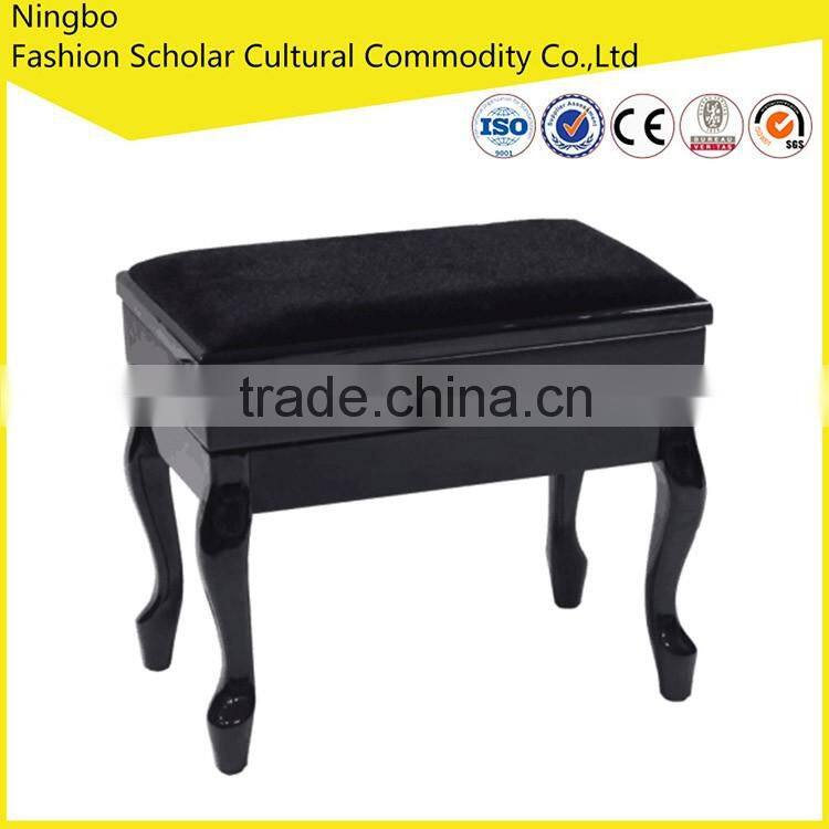 "MAESTRO" High Quality Adjustable Piano Stool with Book Storage