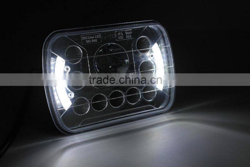 China factory hot selling 5x7 headlight in USA market,7inch led work light for truck