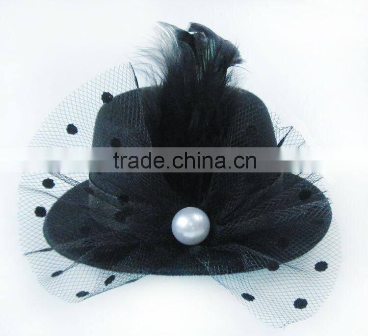 MYLOVE 3 colors top hat felt party hat fascinator cocktail hat MLXM012