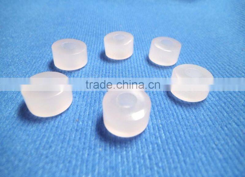 AAA Rose Color Quartz Smooth Handmade Big Hole Tyre Beads