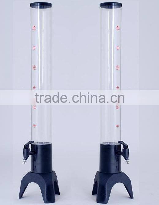 3L cold ice tube beer tower/beer drink dispenser