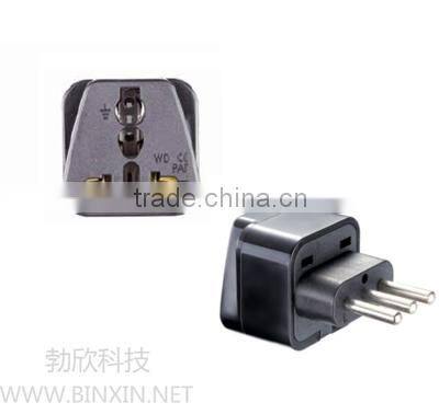 New hot sale products 2015 Universal to Italy Uruguay plug adapter CE