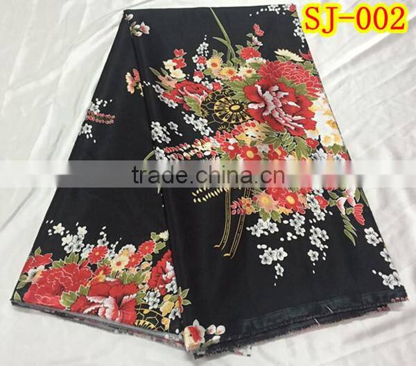 High quality African satin silk fabric SJ-002